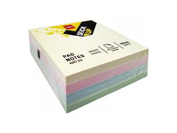 Блок самоклеящийся DELI A01703 (4*100 л, пастель)