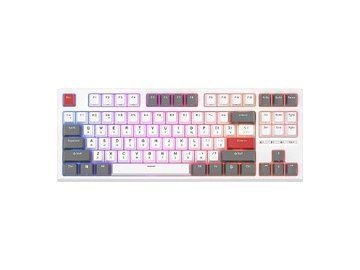Клавиатура Royal Kludge RK-R87 White/Gray/Red (Blue switch) из каталога 5 элемент