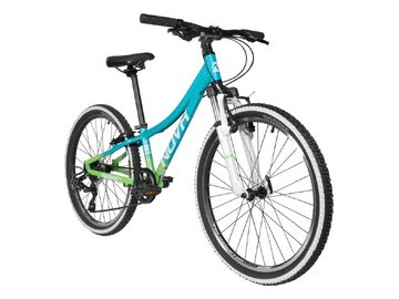 Велосипед Novatrack Katrina 7.V 24 р.10 2025 24AHV.KATRINA.10GBL5 (салатовый/голубой)