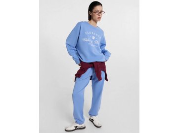 Брюки женские спортивные голубые