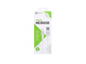 Кабель usb - microusb digitalpart mc-306 (microusb, 3а, 1 м, белый) в Молодечно Электросила