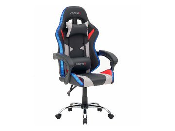 Кресло компьютерное CROMEX Quantum GM-155 (532955) черный/серый/красный