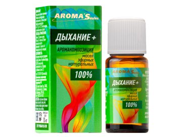 Аромакомпозиция масел эфирных натуральных (Дыхание+) 10мл