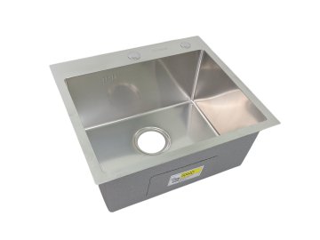 Мойка кухонная RENE 500x440мм с дозатором и коландером (сатин) RN5044D в Жодино Ома