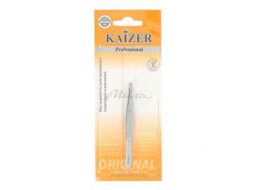 Пинцет для бровей KAIZER скошенный, арт. 303065