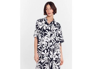 Рубашка женская с цветочным принтом Марк Формель