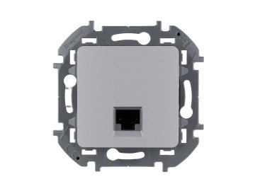 Legrand INSPIRIA алюм. Розетка комп. RJ45 (без рамки) 673827 на акции в магазинах Ома