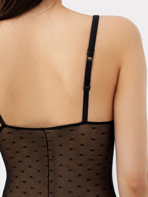 Боди женское в черном цвете, фото 6 из 18