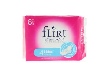 Прокладки гигиенические Flirt, 8 шт в магазинах 