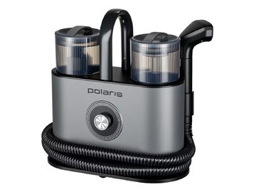 Пылесос моющий для мебели и ковров с подачей пара POLARIS PCW 1445 Steam Clean Pro (Графитовый) на акции в магазинах 5 элемент