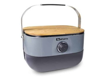Портативный газовый гриль Sahara Mini BBQ (серый)