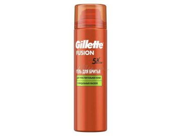 Гель для бритья GILLETTE Fusion Hydra Gel Sensitive Skin для чувствительной кожи, 200 мл Мила