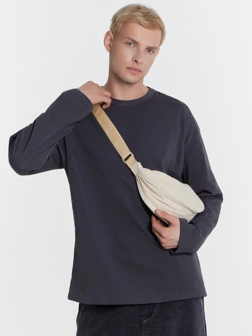 Лонгслив мужской серый, фото 6 из 6