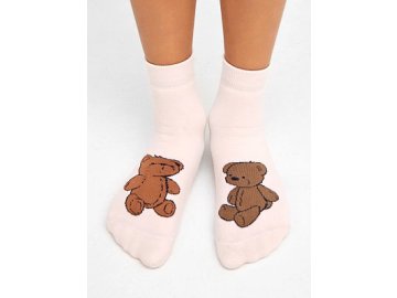 Носки детские в розовом цвете с мишками