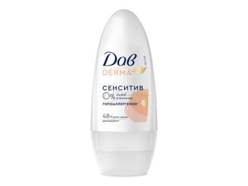 Дезодорант шариковый ДАВ Derma Сенситив Гипоаллергенный, 50 мл