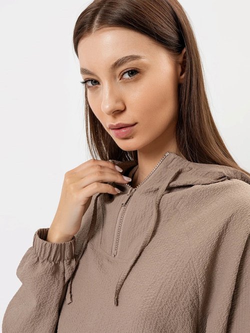 Худи женское в кофейном оттенке, фото 5 из 5