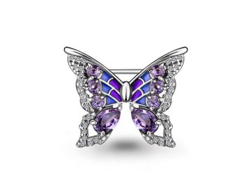 Брошь Aquamarine, серебро 925 проба в Могилеве 7 Карат