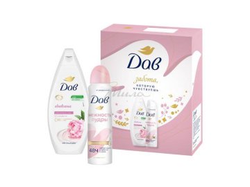 Подарочный набор ДАВ Крем-гель для душа, 250 мл + Антиперспирант-аэрозоль, 150 мл