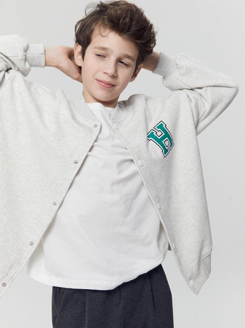 Толстовка для мальчика в сером цвете с печатью, фото 2 из 5