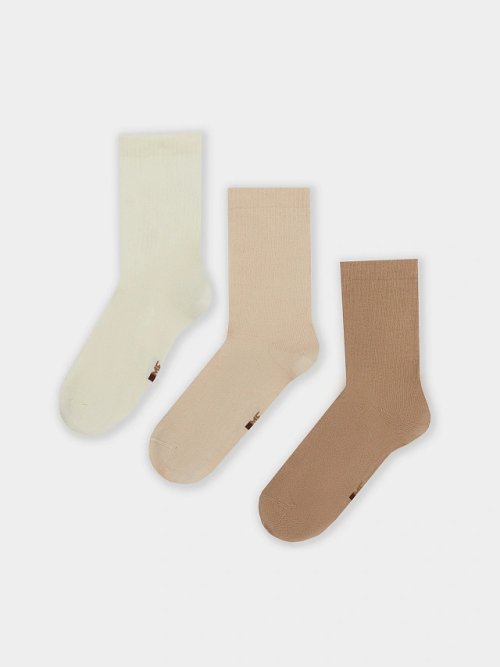 Носки женские высокие в наборе, 3 пары, фото 7 из 8