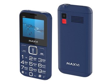 Мобильный телефон Maxvi B200 (синий) на акции в магазинах 5 элемент