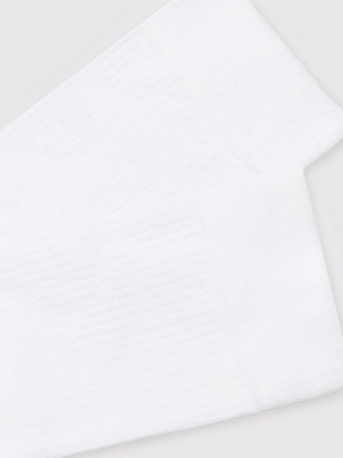 Носки высокие мужские белого цвета, фото 4 из 4