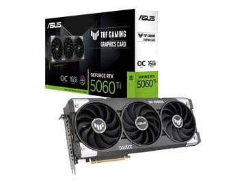 Видеокарта Asus TUF Gaming GeForce RTX 5060 Ti 16GB GDDR7 OC Edition TUF-RTX5060TI-O16G-GAMING на акции в магазинах 5 элемент