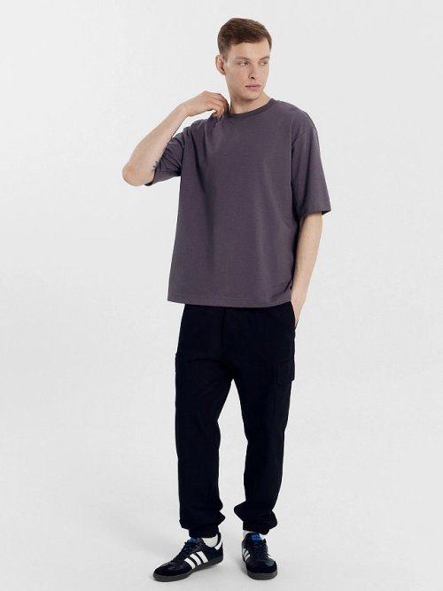 Футболка мужская в сером цвете, фото 3 из 6