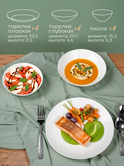 Набор тарелок Elegance-1, фото 2 из 39