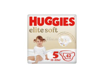 Подгузники детские HUGGIES Elite Soft Mega (12-22 кг), 42 шт