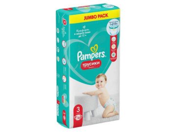 Подгузники-трусики PAMPERS Pants Midi (6-11 кг), 52 шт