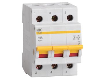 Выключатель нагрузки IEK ВН-32 3Р 40А MNV10-3-040