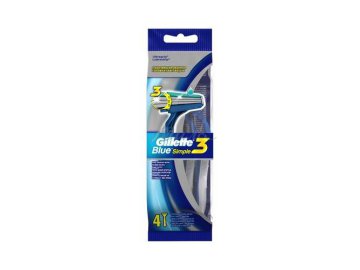 Бритва одноразовая GILLETTE Blue Simple 3, 4 шт
