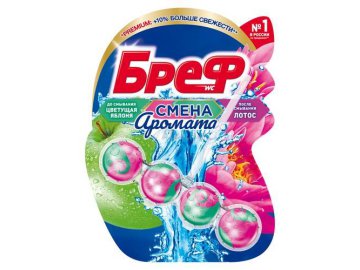 Средство чистящее для унитаза БРЕФ Смена Аромата Цветущая яблоня-Лотос "БРЕФ" 50 г
