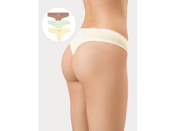 Мультипак трусиков бразилиана (3 шт.) в желтых оттенках Марк Формель