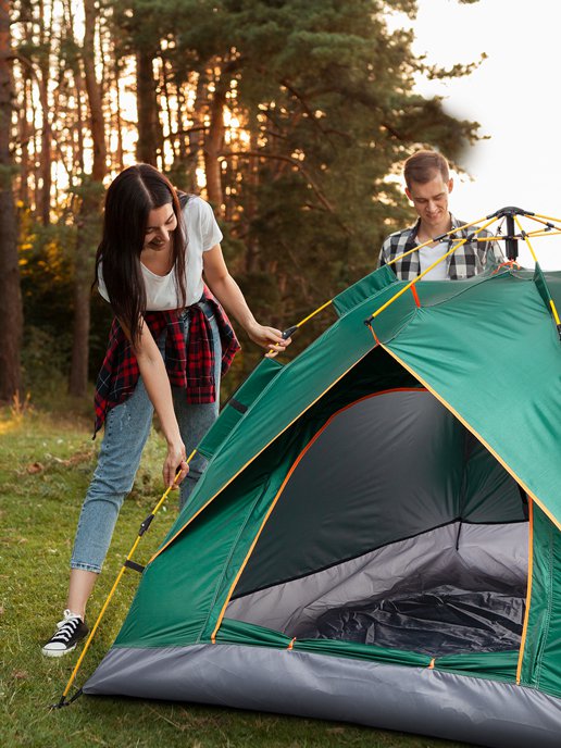 Палатка туристическая автоматическая 4-местная Travel-4, фото 9 из 448