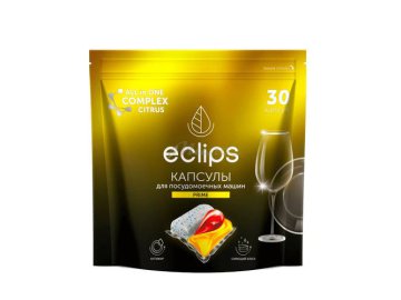 Капсулы для посудомоечных машин ECLIPS Prime Цитрус, 30 шт