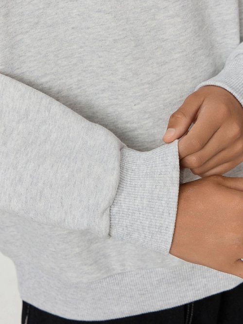 Толстовка для мальчиков серая с принтом, фото 9 из 11