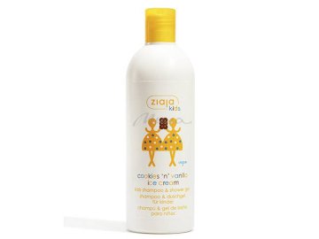 Шампунь и гель для душа ZIAJA Kids для детей Vanilla, 400 мл Мила