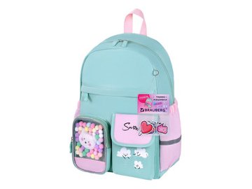 Рюкзак BRAUBERG PASTEL Funny clouds 271421