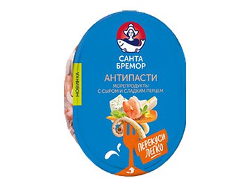 Икра №1 Санта Бремор с копченым лососем 180 г