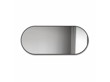 Зеркало бытовое с шлиф.кромкой и УФ-печатью (черный) 1200*500 капсула