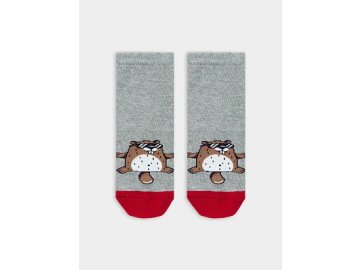 Носки детские серые с рисунком в виде сурка "воскресенье" в Мозыре Марк Формель