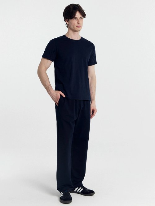 Футболка мужская в синем цвете, фото 3 из 7