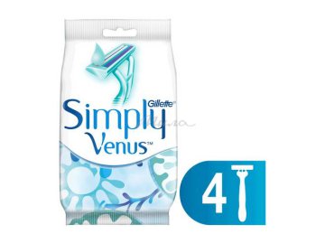 Станок для бритья GILLETTE Simply Venus-2 одноразовый, 4 шт Мила