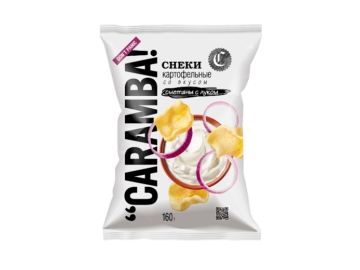 Снэки CARAMBA картофельные со вк сыра чеддер 75 г