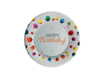 Набор бумажных тарелок Happy Birthday, 10 шт, арт. 7012305731