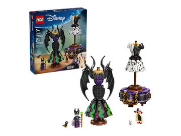 Конструктор LEGO Disney Princess Платья Малефисенты и Круэллы Де Виль 43262