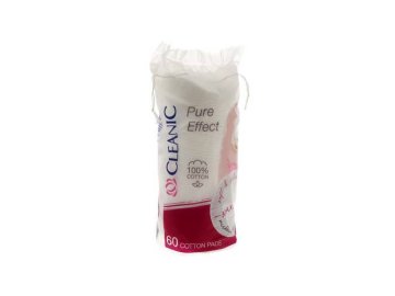 Диски ватные CLEANIC Pure Effect гигиенические, 60 шт