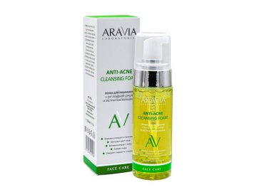 Пенка для умывания ARAVIA Laboratories с коллоидной серой и экстрактом женьшеня, 150 мл